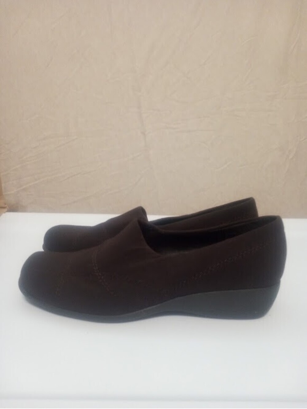 Brown Slip-On Wedge Shoes | Comfort | Perfect for everyday or office wear - Picture 5 of 5